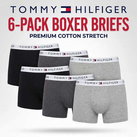 Premium Tommy Hilfiger Cotton 6-Balení Boxerek